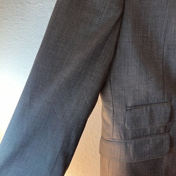 Marc Ecko 2 Button Suit Jacket Blazer Sport Coat Lined Men's Gray - Picture 4 of 16